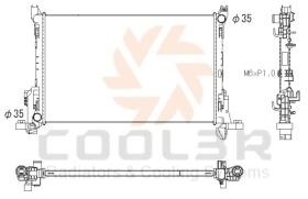 COOL3R 1060N2081 - RAD. RENAULT MASTER 2.3 DCI (10-)