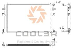 COOL3R 1013C1083 - RAD. AUDI A3 2.0 TDi ( 12- )