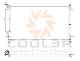 COOL3R 102707K8C1S - COND. GRUPO P.S.A. ( PEUGEOT 301 / CITROEN C-ELYSEE ) 12-.