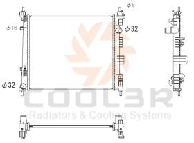 COOL3R 102787082 - RAD. NISSAN CABSTAR 3.0 DCI 06-. / NT400 16-.