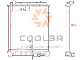 COOL3R 1414311 - RAD. MITSUBISHI CANTER / FUSO.