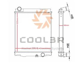 COOL3R 1414233 - RAD. MITSUBISHI MONTERO II. ( ALUMINIO - COMPLETO ).