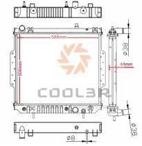 COOL3R 1433081 - RAD. CHRYSLER VOYAGER IV