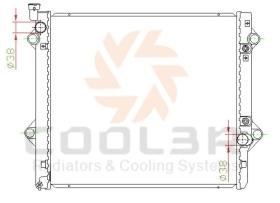 COOL3R 108178083 - RAD. TOYOTA Land-Cruiser 90 ( 96-02 ) 3.0td  AUTOMATICO