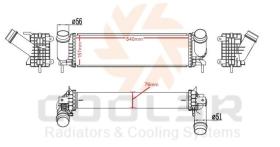 COOL3R 1487214 - INTERC. NISSAN NAVARA D22 2.5 Dci / NP300