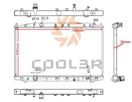 COOL3R 1417261 - RAD. HONDA FR-V 04-. AUT.