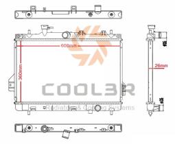 COOL3R 1421182 - RAD. HYUNDAI GALLOPER (97-03)