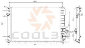 COOL3R 102515082 - RAD. CHEVROLET EPICA 2.0D AUTOMATICO (06-10)