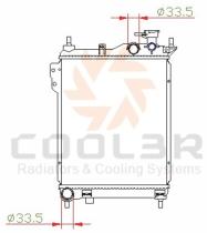 COOL3R 104042082 - RAD. HYUNDAI GETZ (TB) 1.4/1.5/1.6 (02-11).