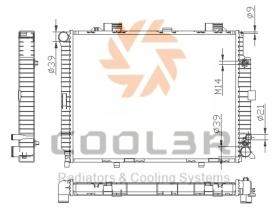 COOL3R 105015089 - RAD. MERCEDES (W210) E300 3.0TD (95-03) AUT.