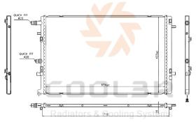 COOL3R 1060C3084 - RAD. RENAULT (V.MOD) 19- / DACIA (V.MOD) 21-