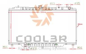 COOL3R 1415126 - RAD. NISSAN VANETTE CARGO