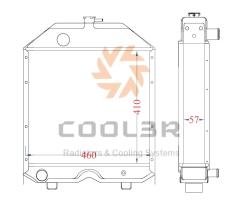 COOL3R 15516102 - RAD. CATERPILLAR 428D ( METALICO COMPLETO ).
