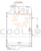 COOL3R 15595519 - RAD. John Deere 5820 / 5620 / 5720