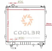 COOL3R 1421092 - RAD. HYUNDAI TERRACAN 2.9 CRDI ( 01-06 ) MANUAL.