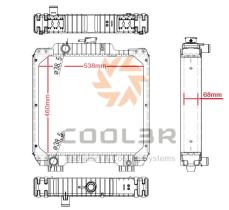 COOL3R 1483090 - RAD. KUBOTA 35 HP