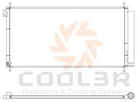 COOL3R 1081C3K8C1 - COND. TOYOTA HILUX 2.5 / 3.0 D-4D (05-)