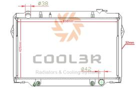 COOL3R 1412169 - RAD. TOYOTA LAND-CRUISER HDJ80 (95-96) MT