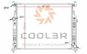 COOL3R 1440113 - RAD. MERCEDES-BENZ W210 3.0 TD (95-99) AUT.