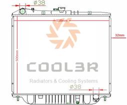 COOL3R 1417074 - RAD. HONDA ACCORD / ROVER 600 I AUT.  (93-96)