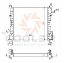 COOL3R 10320008A4 - RAD. IVECO DAILY 2.3TD ( 06-14 )