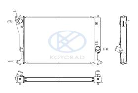 KOYO PL012119 - RAD. TOYOTA  Corolla Verso 2.2 D 130kw 09/05-