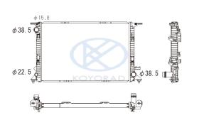 KOYO PL442802 - RAD. GRUPO VAG Passat VII 1.9Tdi 04/05-.