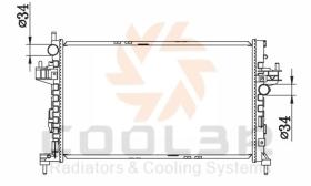 COOL3R 105557081 - RAD. OPEL CORSA C / TIGRA (00-06)