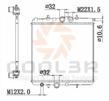 COOL3R 105723081 - RAD. PEUGEOT 205 (83-98)