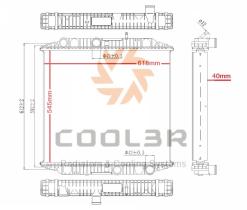 COOL3R 1440204 - RAD. MERCEDES C-CLASS W203 (00-) AUT.