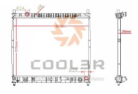 COOL3R 1445014 - RAD. BMW X3 2.0D (11-)