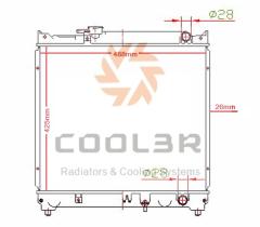 COOL3R 1418014 - RAD. HONDA FR-V (BE) 1.7 (04-)