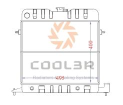 COOL3R 15230253 - RAD. OPEL ASCONA C 1.3 / 1.6 / 2.0 (81-88)