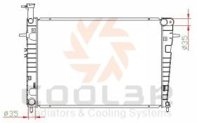 COOL3R 104047085 - RAD. HYUNDAI TUCSON / KIA SPORTAGE   AUTOMATICO