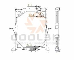 COOL3R 1452020 - RAD. VOLVO FH (05-)  FH12 (93-05)