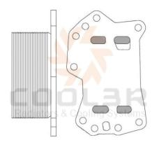 COOL3R 1060X2L82 - REFRIG. ACEITE GRUPO RENAULT / MERCEDES / NISSAN