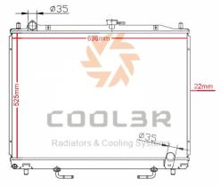 COOL3R 1414101 - RAD. MITSUBISHI ECLIPSE I 2.0 16v (91-95) AUT.