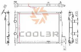 COOL3R 1415375 - RAD. NISSAN PRIMERA P11 1.8 16V (94-98)