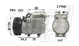 RPL APCODW0008 - COMPR. CATERPILLAR CAT 924-994K-M315F ( SANDEN ORIGINAL )