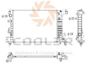 COOL3R 1025B1086 - RAD. CHEVROLET AVEO 1.4 AUT.  (T250) (06-11)