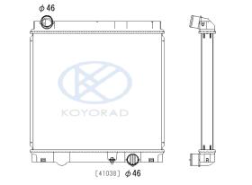 KOYO PL033385A - RADIADOR MITSUBISHI L200 15>