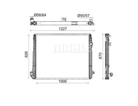 MAHLE CR2452000P - RAD.