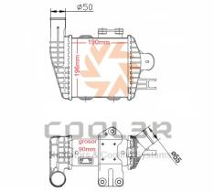 COOL3R 1487056 - INTERC. TOYOTA COROLLA (_E12_) 1.4D (NDE120_) (04-07).