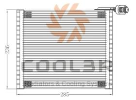 COOL3R 108192P81 - EVAP. A/C. TOYOTA LAND-CRUISER (FJ120)