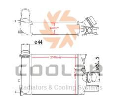 COOL3R 1487235 - INTERC. NISSAN NP300 NAVARA PICK-UP 2.3 DCI 4X4 (01.2015-)