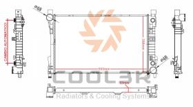 COOL3R 1440198 - RAD. MERCEDES BENZ T2 (86-) 507D