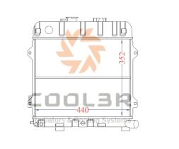 COOL3R 15213102 - RAD. SEAT 127 (74-) METALICO