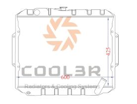 COOL3R 15354321 - RAD. LAND-ROVER 88/109 2.3D ( Metalico )