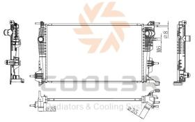 COOL3R 106014084 - RAD. RENAULT MEGANE II / SCENIC II 2.0 DCI