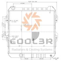 COOL3R 17011116 - RAD. TOYOTA LANDCRUISER 2.5 TD ( Metalico ).